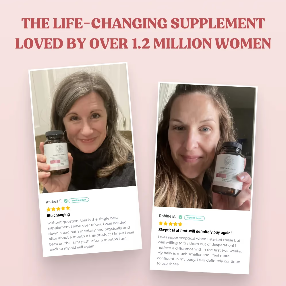 Happy Mammoth | Hormone Harmony Natural Hormonal Support for Women, Relief for Menopause, Perimenopause, Healthy Hormonal Balance, Hot Flashes | 72 Capsules.